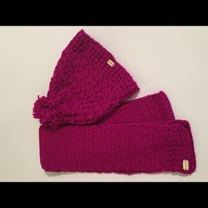 Winter Beanie and Shawl Set